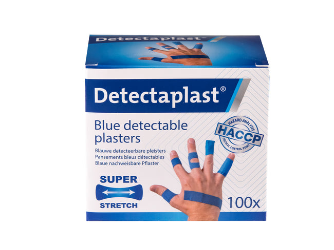 Detectaplast -  Elastische bl textielpleister deteclast assorti