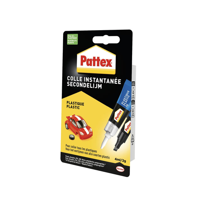 Pattex -  Secondenlijm  all plastic tube 2gr blister
