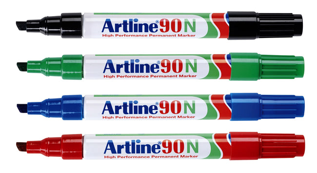 Artline -  Viltstift  90 schuin 2-5mm zwart