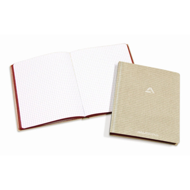 Aurora -  Notb  a5 ruit 5x5mm 192 pagina's 80g grijs | 8 stuks