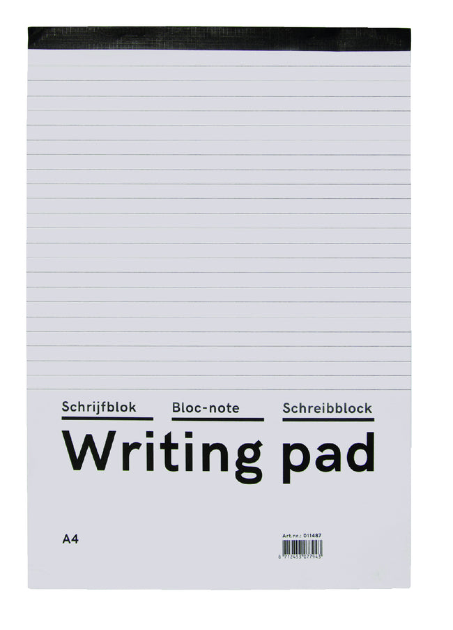 Qbasic -  Schrijfblok a4 lijn 160blz 60gr | 10 stuks