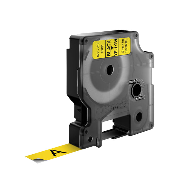 Dymo -  Labele  labelmanager d1 polyester 12mm geel