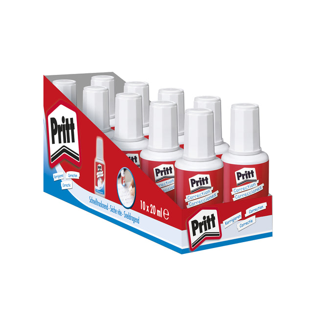 Pritt -  Correctievloeistof flacon met kwast 20ml | 240 stuks