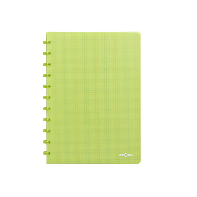 Atoma -  Schrift  a4 ruit 5x5mm 144blz 90gr pp tr ass | 10 stuks