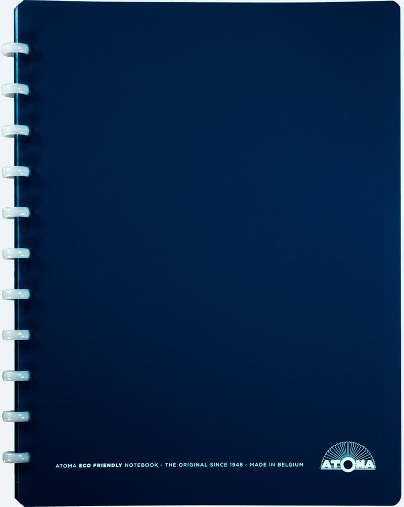 Atoma -  Eco schrift, ft A4 +, 120 bladzijden, commercieel geruit, met 6 tabbladen en 5 showtassen, assorti (afbeelding 2)