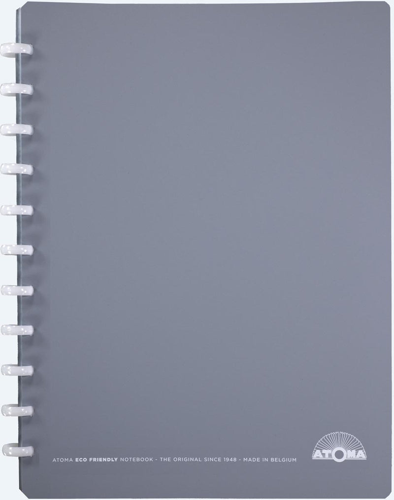Atoma -  Eco schrift, ft A4 +, 120 bladzijden, commercieel geruit, met 6 tabbladen en 5 showtassen, assorti (afbeelding 4)