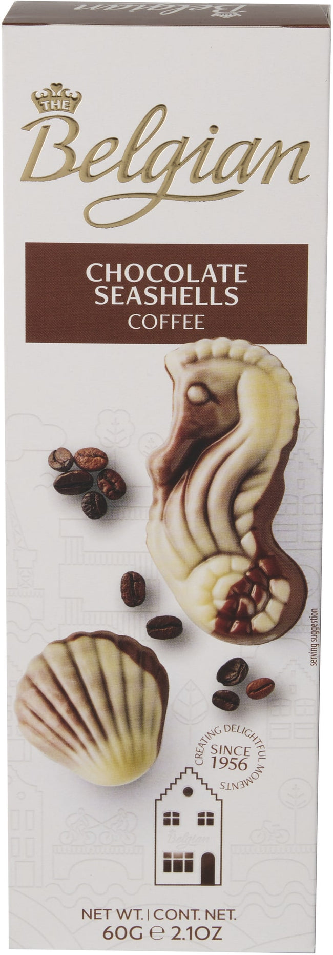 The Belgian -  Chocolade  zeevruchten koffie 60 gram | 10 stuks