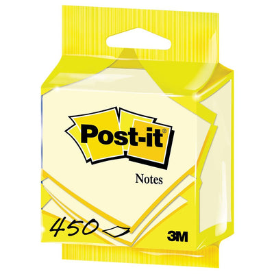 Haftnotizen – Notizzettel, 450 Blatt, 76 x 76 mm, gelb, auf Blister
