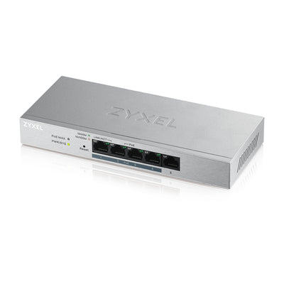 ZYXEL -   GS1200-5v2 Managed Gigabit Ethernet (10/100/1000) Power over Ethernet (PoE) Grijs