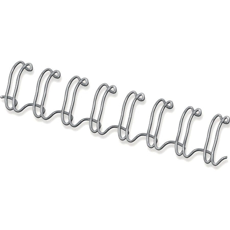 Fellowes - Drahtrücken 12mm 34-Ring A4 Silber 100 Stück