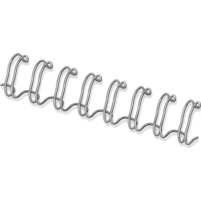 Fellowes - Drahtrücken 12mm 34-Ring A4 Silber 100 Stück
