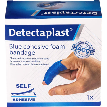 Detectaplast - Schaumstoffbinde blau 6cmx4,5m