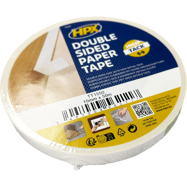 HPX -  | Papiere | PP | 15mm | 50m | wit | 80 rol