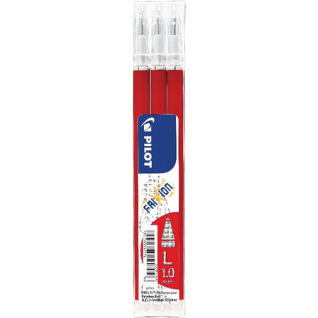 Pilot - Kugelschreibermine FriXion Ball/Clicker, rot, Karton mit 3 Stück