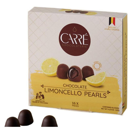 Carré - Limoncello Pearls Schokolade, Schachtel mit 120 Gramm