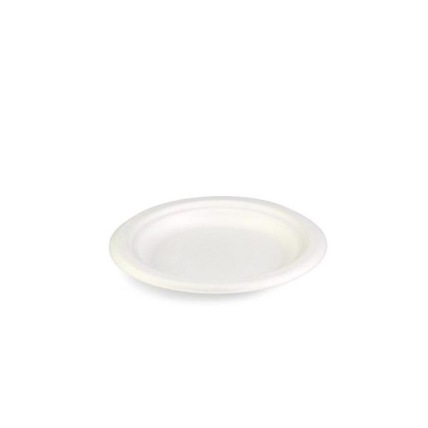 Senza Zuckerrohrteller rund 155 x H15 mm, Schrumpfung von 40 Stück