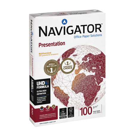 Navigator -  Kopieerpapier  presentation a4 100gr wit | 5 stuks