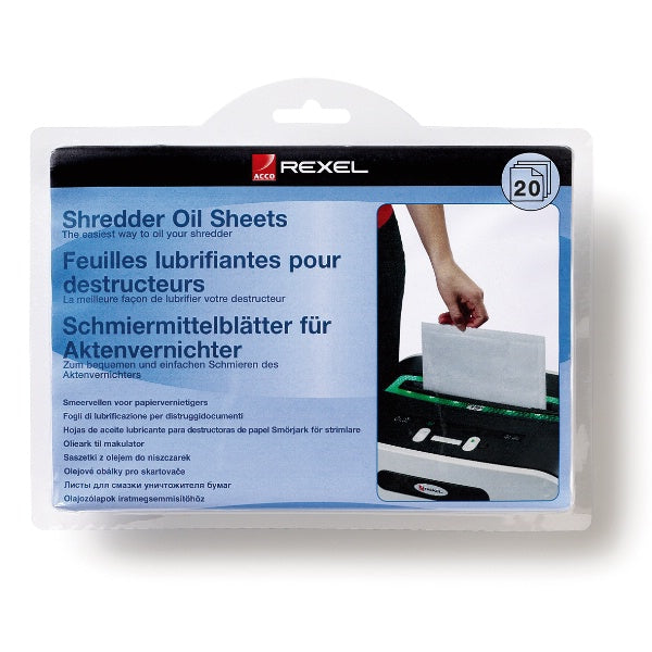 Rexel - Öl für Aktenvernichterblatt 20 Blatt