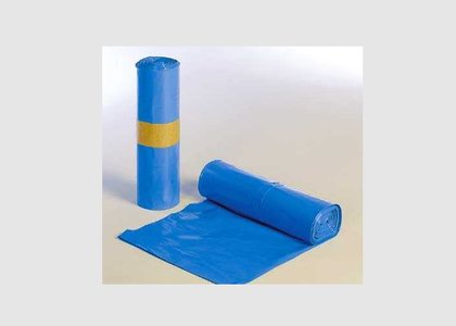 Powersterko - Müllsack 65/25x140 cm Blau Typ 70 10 Stück