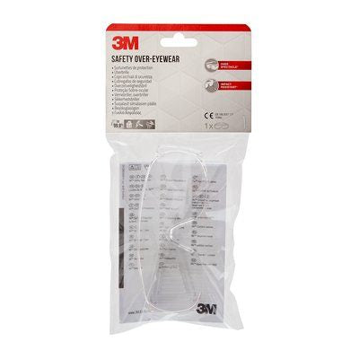 3M – Überziehschutzbrille, stoßfest, Besucherbrille