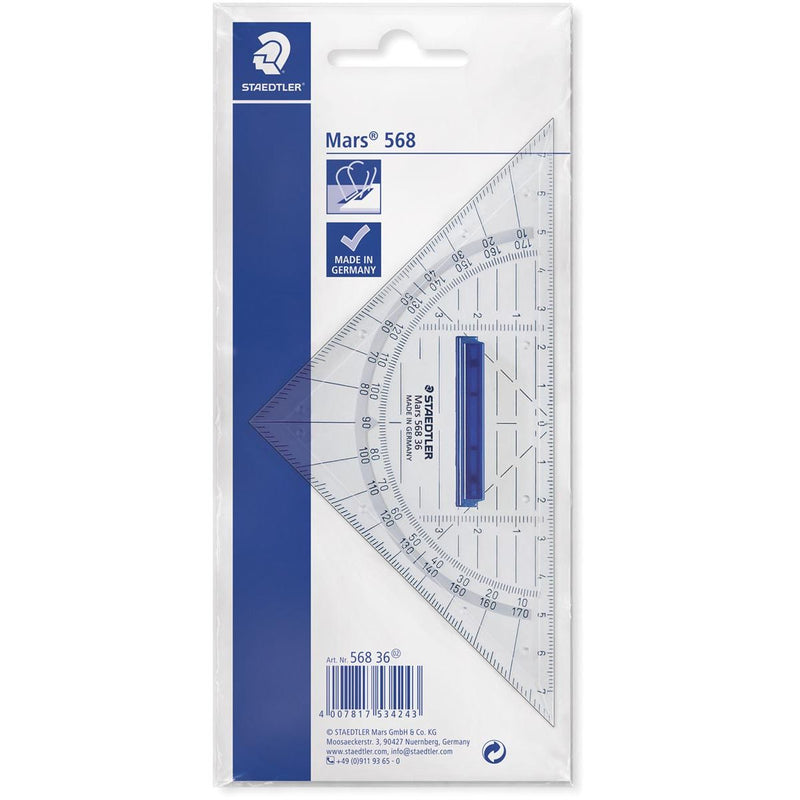 Staedtler - Geodreieck 16 cm, mit abnehmbarem Griff
