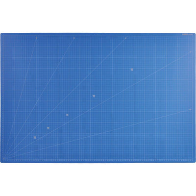 Desq - Professionelle Schneidematte, 5-lagig, blau, ft 60 x 90 cm