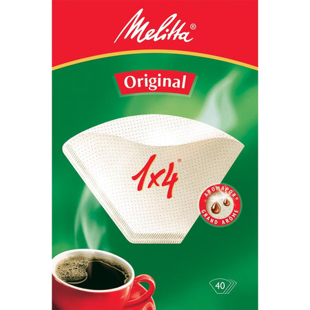 Melitta - Kaffeefilter 1 x 4, Packung à 40 Stück
