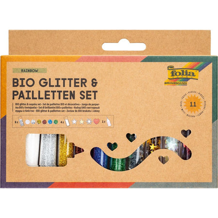 Folia – Bio-Glitzer-Set. Pailletten-Set