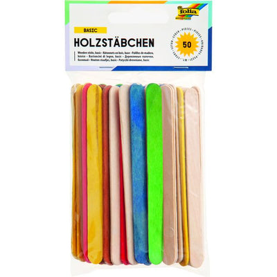 Folia Paper - Stick Folia Holz sortiert 50 Stück