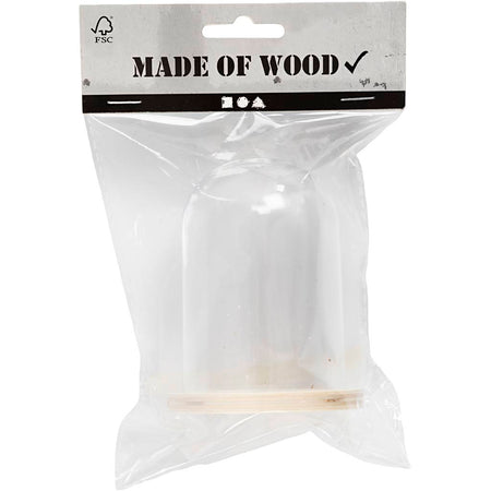 Creotime - Stolp Creativ Company mit Holzsockel 9,5cm x 6cm