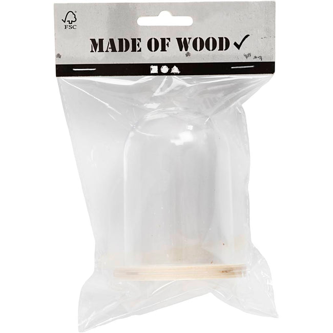 Creotime - Stolp Creativ Company mit Holzsockel 9,5cm x 6cm