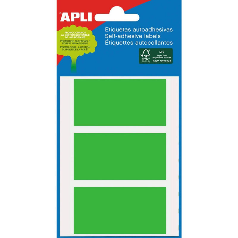 Apli - farbige Etiketten im grünen Etui (2074)