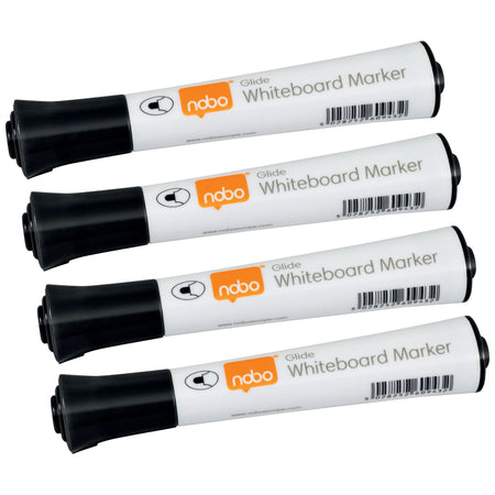 Nobo - Whiteboardmarker Glide rund schwarz 2mm