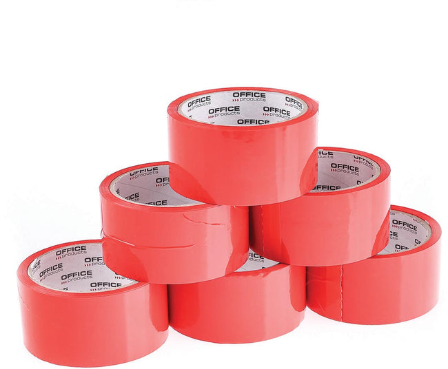 OFFICE products -   verpakkingse, 48 mm x 46 m, rood (afbeelding 2)