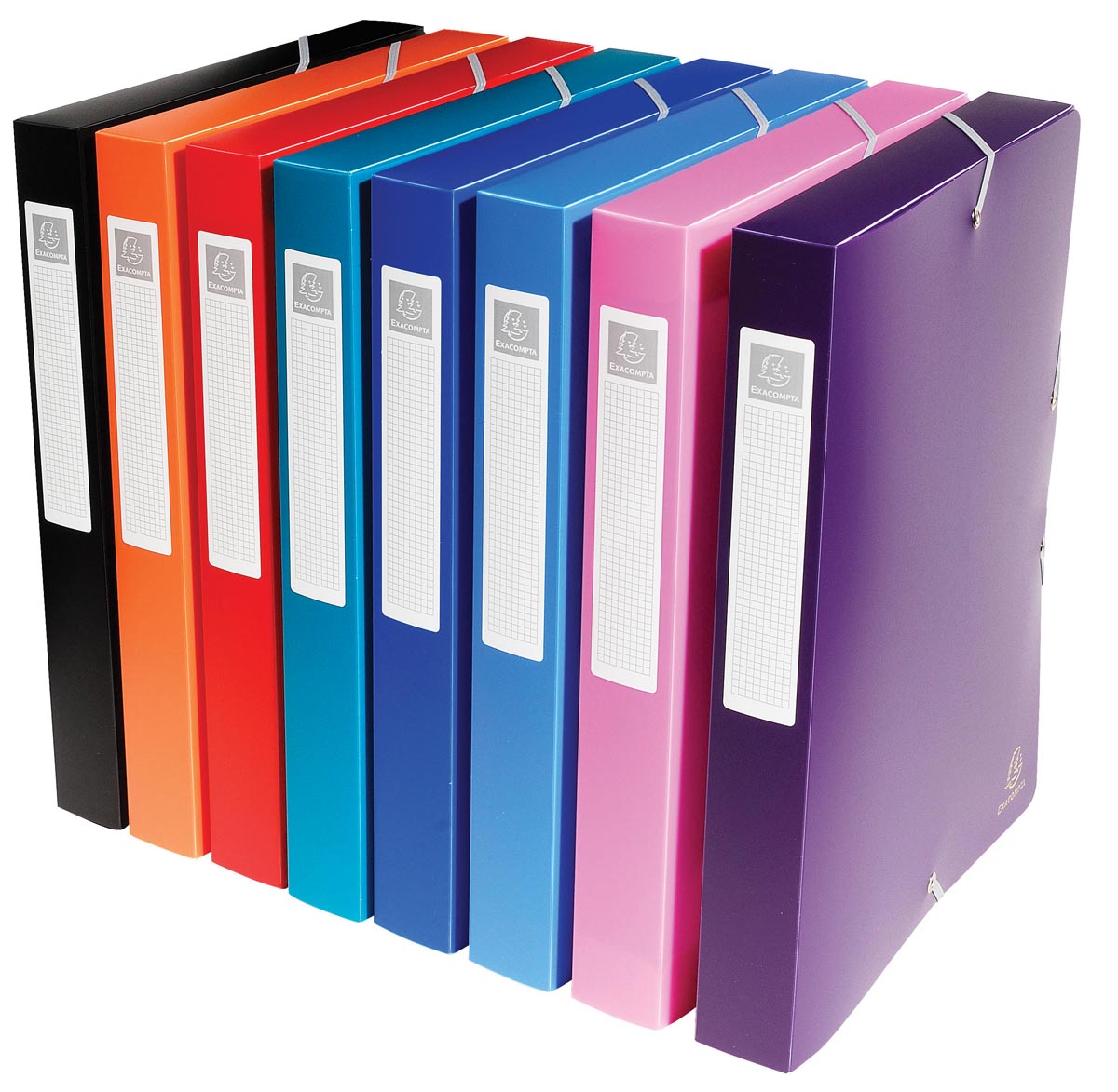 Exacompta - Elastobox-Rückseite von 4 cm in verschiedenen Farben