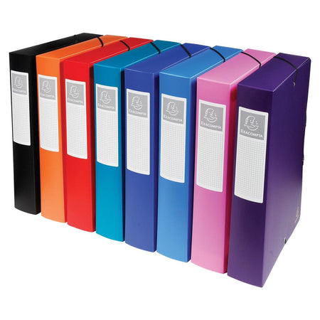 Exacompta - Elastobox-Rückseite von 6 cm in verschiedenen Farben