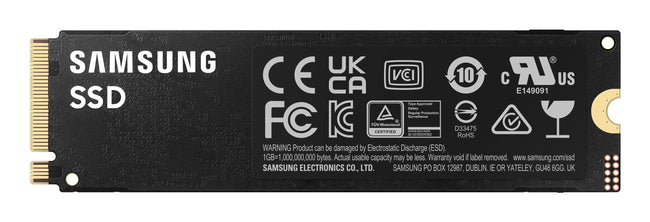 Samsung -  990 PRO 2 TB M.2 PCI s 4.0 NVMe V-NAND MLC