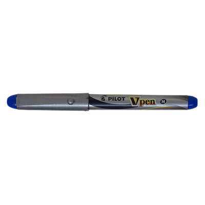 Pilot - Füllfederhalter Vpen medium silber/blau