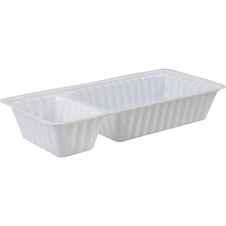 Klika -  Bak | PS | A22 | snackbak | 203x95x36mm | wit | 1000 stuks