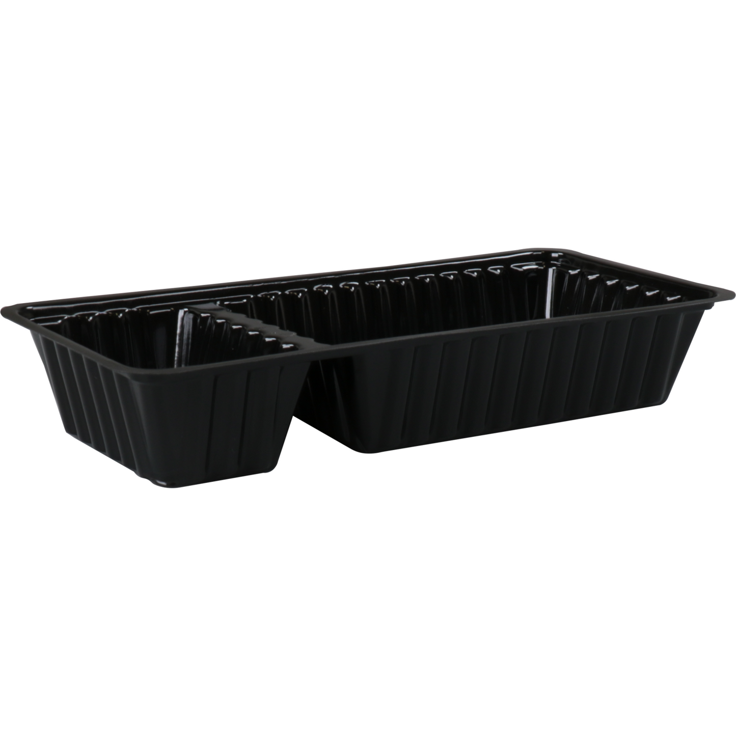 Klika - Bak | Ps | A22 | Snackbehälter 203x95x36mm | Schwarz | 250 Stück