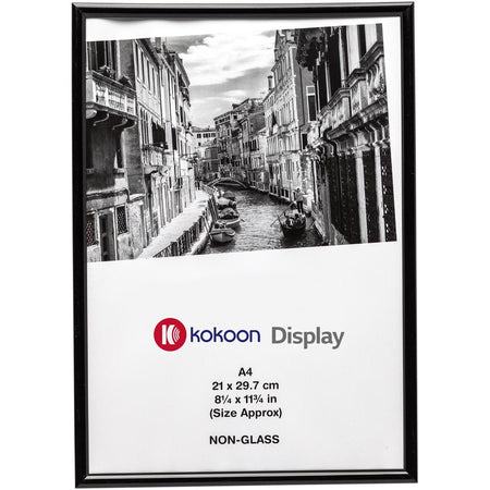 Kokoon Display – Fotorahmen, schwarz, ft A4