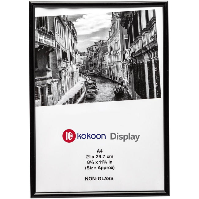Kokoon Display – Fotorahmen, schwarz, ft A4
