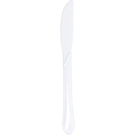 Depa - Kunststoffmesser 18 cm wiederverwendbar WEISS 50 Stück