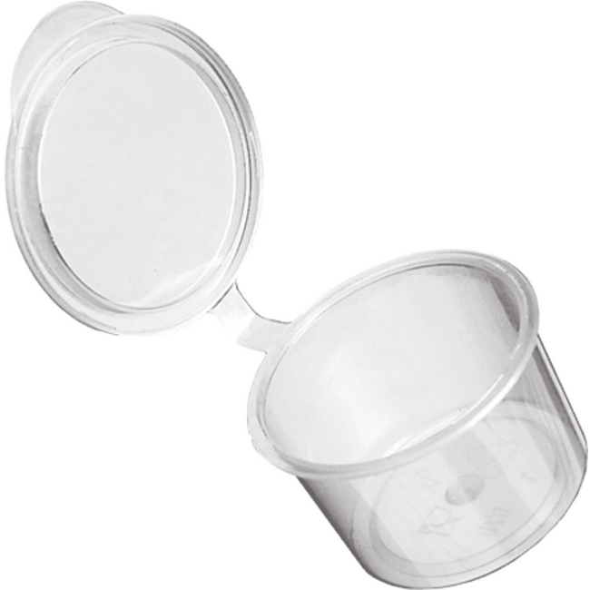 Klika -  Cup | sambalpotje | met deksel | 10ml | Ø 20mm | pP | transparant | 1000 stuks