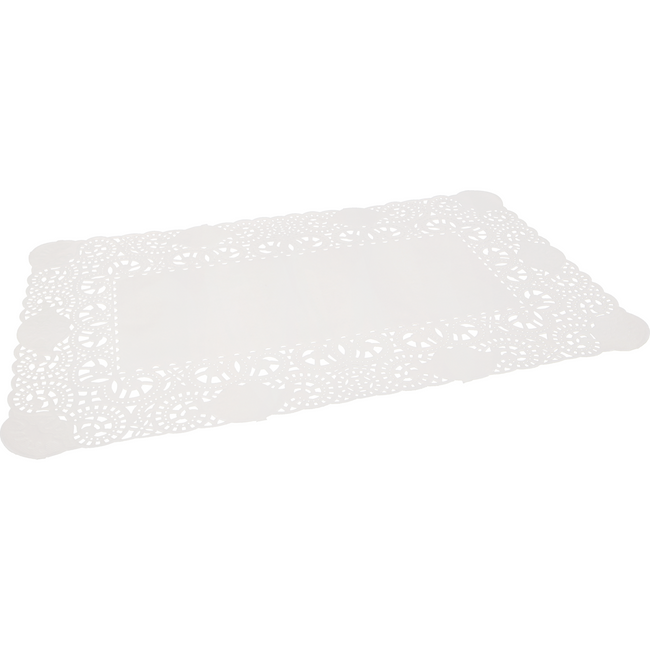 Klika -  Taartrand | papier | 30x18cm | rechthoekig | wit | 2000 stuks