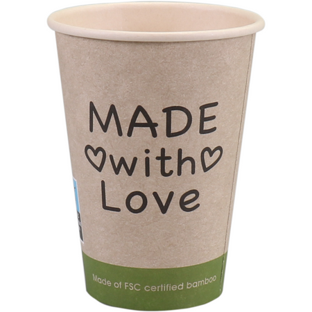Klika - Tasse | Mit Liebe gemacht | 180ml | 7,5 Unzen | 93mm | 1000 Stück