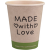 Klika - Tasse | Mit Liebe gemacht | 250ml | 8oz | 92mm | 1000 Stück