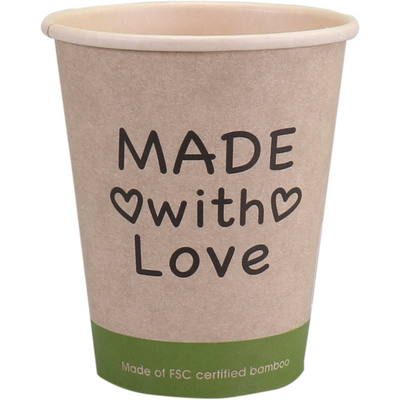 Klika - Tasse | Mit Liebe gemacht | 250ml | 8oz | 92mm | 1000 Stück