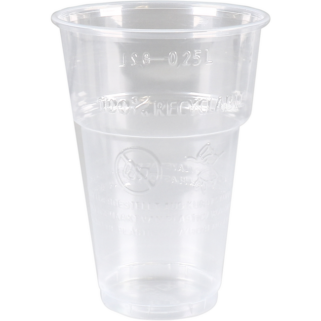 Klika - Beer Cup | Propy | Pp | 250 ml | 200 ml | 108 mm | Klar | 1000 Stücke