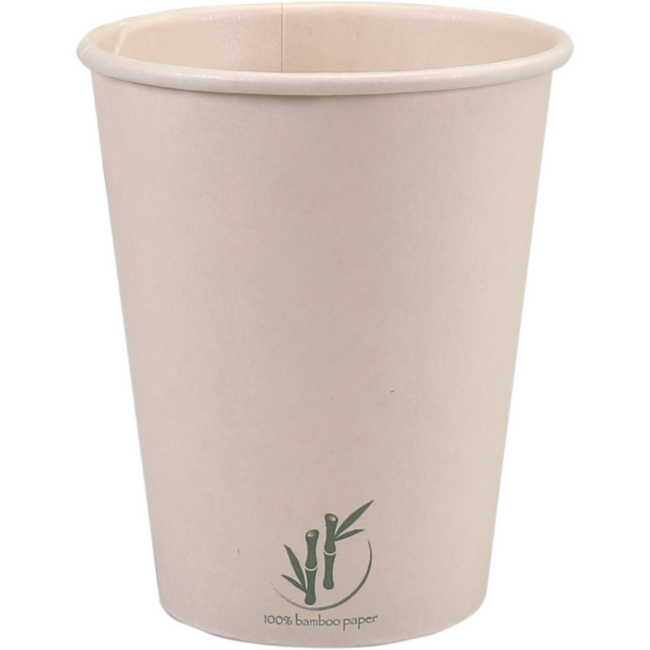 Depa -  | Beker | Bamboepapier + PE | 250ml | 8oz | Ø80mm | lichtbruin | 1000 stuks